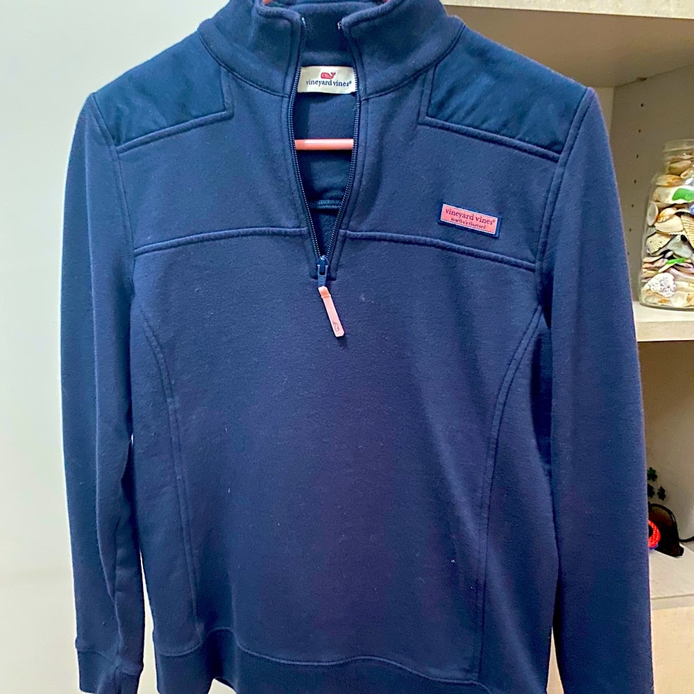 Navy Blue Quarter Zip Vineyard Vines